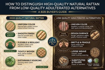 How to Distinguish High-Quality Natural Rattan from Low-Quality Adulterated Alternatives: The Guide off A B2B Buyer